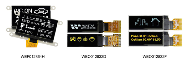 Рис. 8. Новые графические OLED-дисплеи Winstar