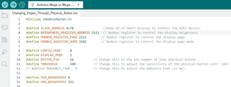 Рис. 9. Программирование модуля Arduino