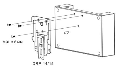 Рис. 1. Металлический замок-защелка DRP-14(A), DRP-15