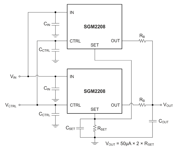 Рис. 13. Параллельное соединение SGM2208