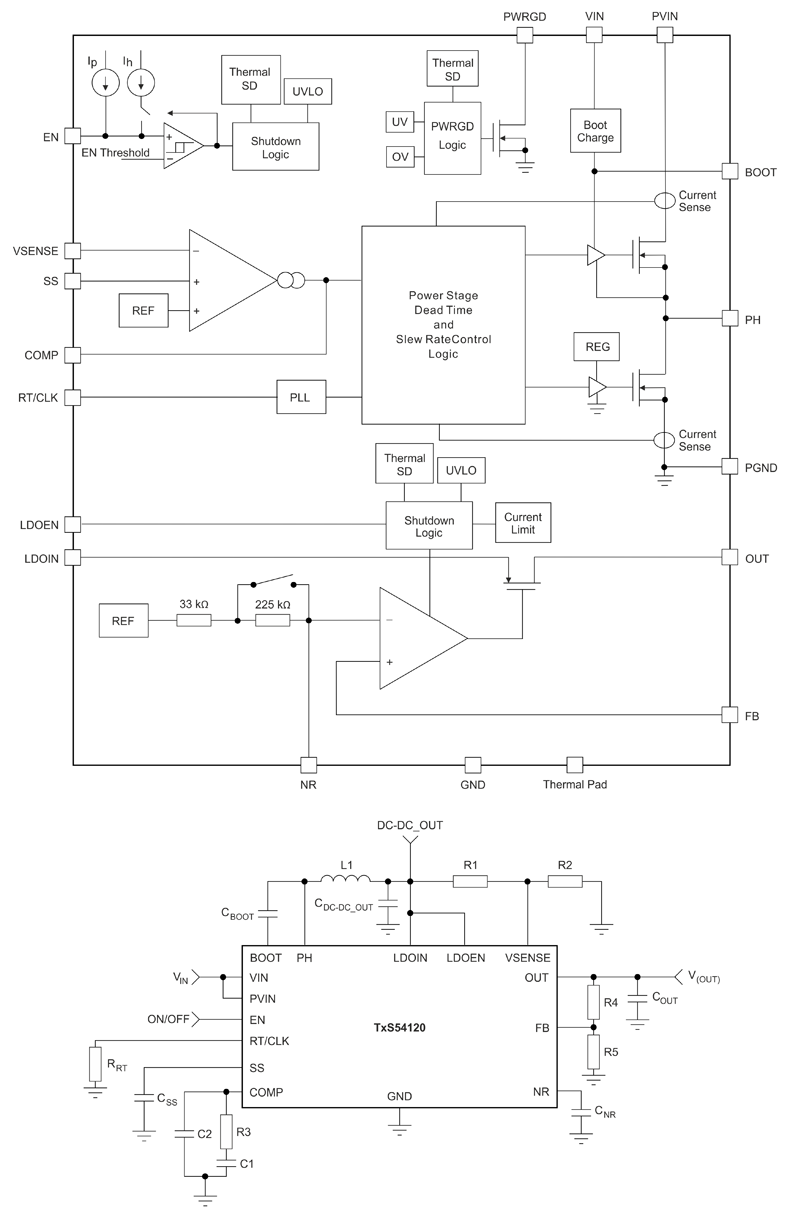 Рис. 6. Вариант решения для снижения шума DC/DC-преобразователя
