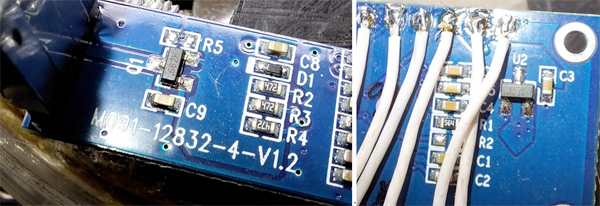 Рис. 13. LDO-стабилизатор на плате OLED-дисплея