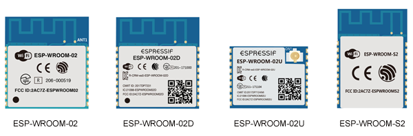 Рис. 5. Внешний вид Wi-Fi-модулей на базе микросхемы ESP8266