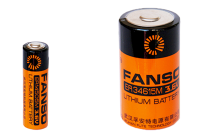 Рис. 4. Некоторые литий-тионилхлоридные (Li-SOCl2) батарейки спиральной конструкции производства FANSO EVE Energy