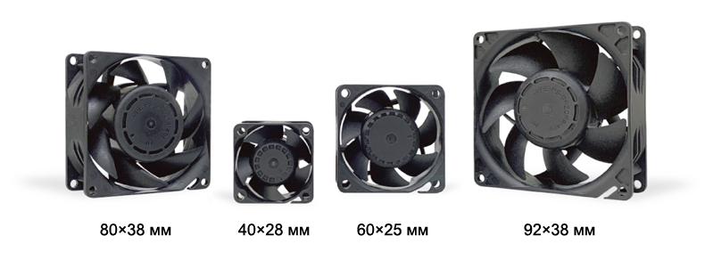 Рис. 1. Вентиляторы серии GF