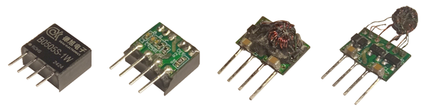 Рис. 3. Корпусирование изолированных DC/DC закрытого типа