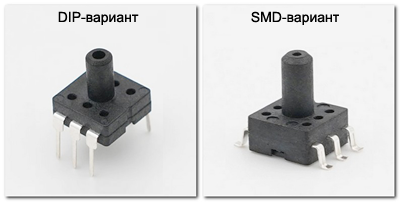 Рис. 1. Датчики CFSensor для различных способов монтажа на печатную плату