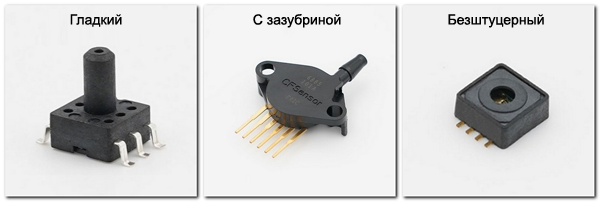 Рис. 3. Виды портов в датчиках CFSensor
