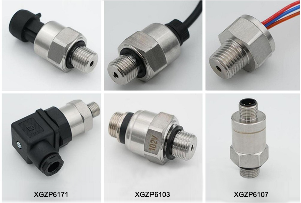 Рис. 6. Внешний вид датчиков CFSensor серий XGZP6171, XGZP6103 и XGZP6107