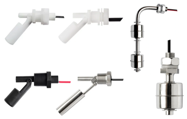 Рис. 4. Поплавковые датчики уровня жидкости